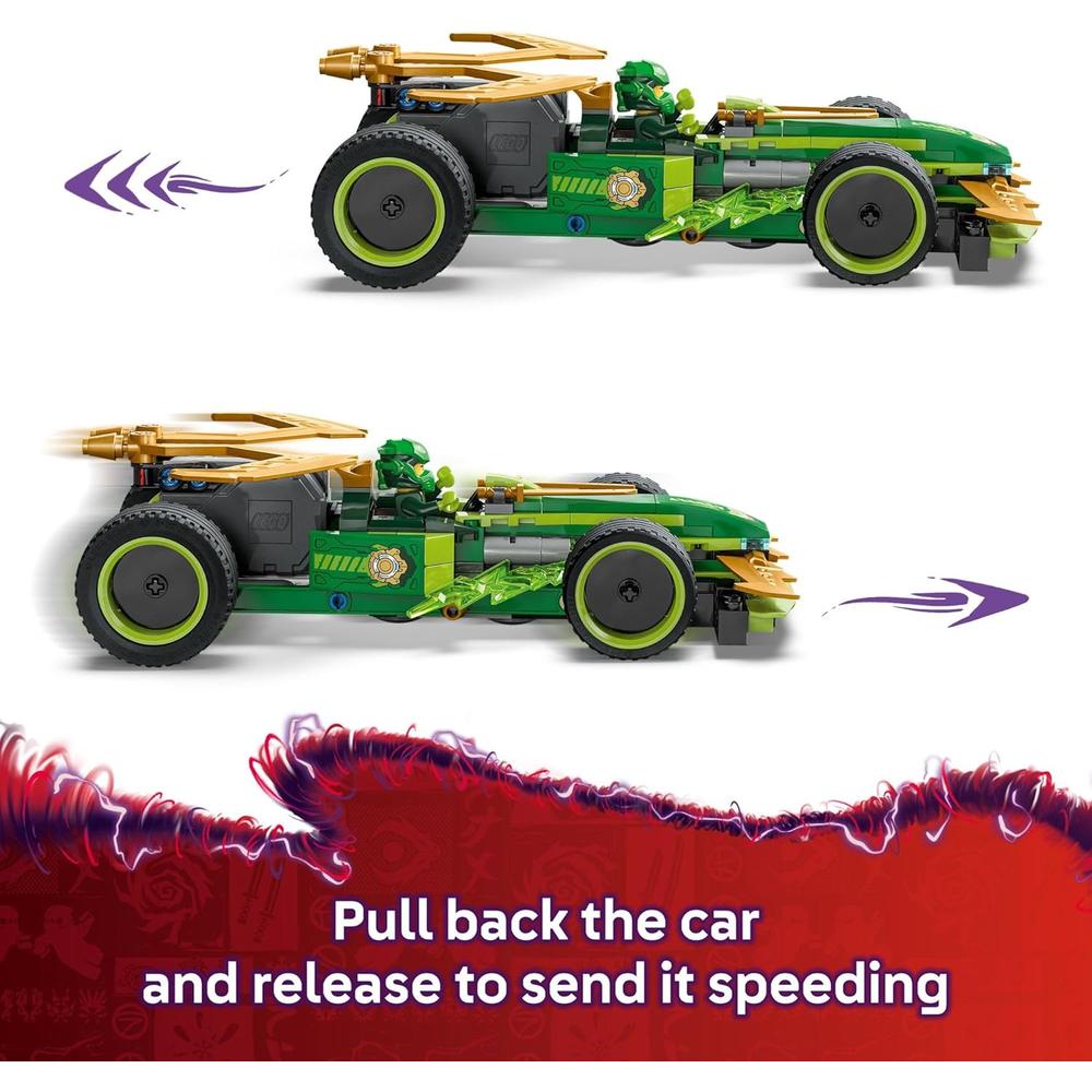 LEGO NINJAGO COCHE DE CARRERAS DE LLOYD CON 2 MINIFIGURAS - 3