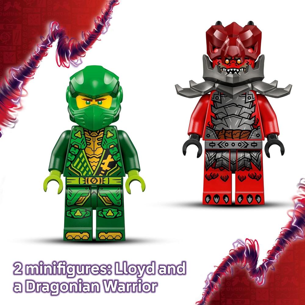 LEGO NINJAGO COCHE DE CARRERAS DE LLOYD CON 2 MINIFIGURAS - 4