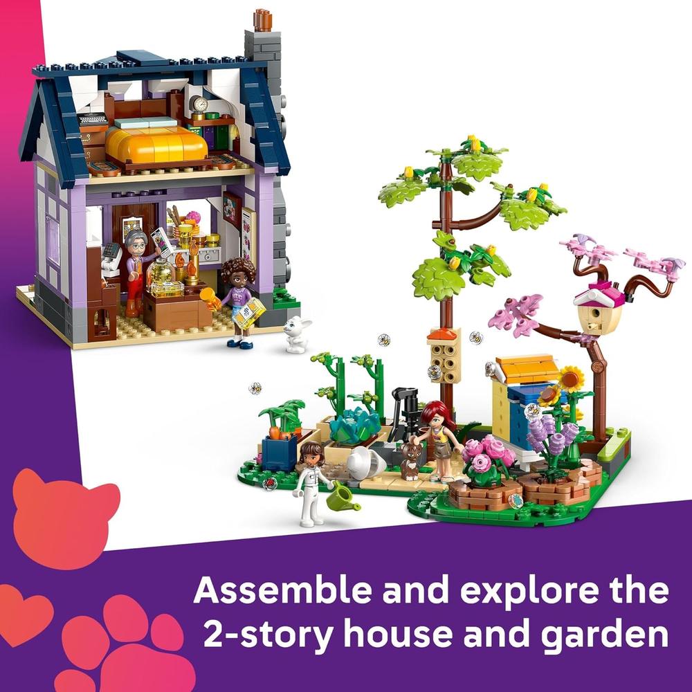 LEGO FRIENDS CASA DE APICULTORES Y JARDÍN, INCLUYE MINIMUÑECAS Y ANIMALES - 3