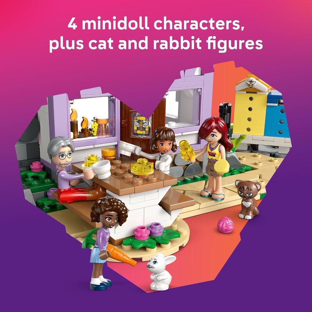 LEGO FRIENDS CASA DE APICULTORES Y JARDÍN, INCLUYE MINIMUÑECAS Y ANIMALES - 4