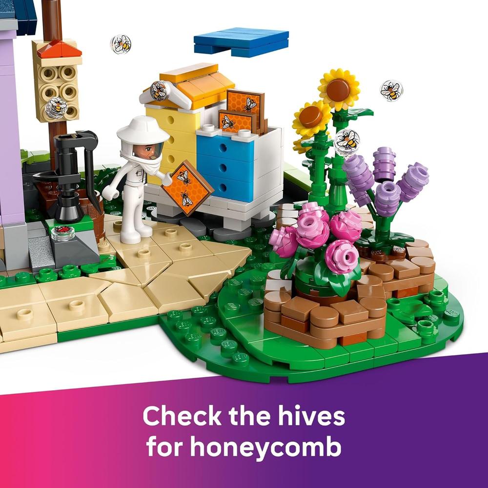 LEGO FRIENDS CASA DE APICULTORES Y JARDÍN, INCLUYE MINIMUÑECAS Y ANIMALES - 5