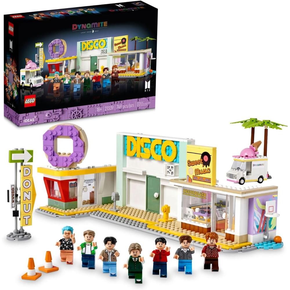 LEGO IDEAS BTS DYNAMITE SET DE CONSTRUCCIÓN PARA ADULTOS CON 7 MINIFIGURAS - 1