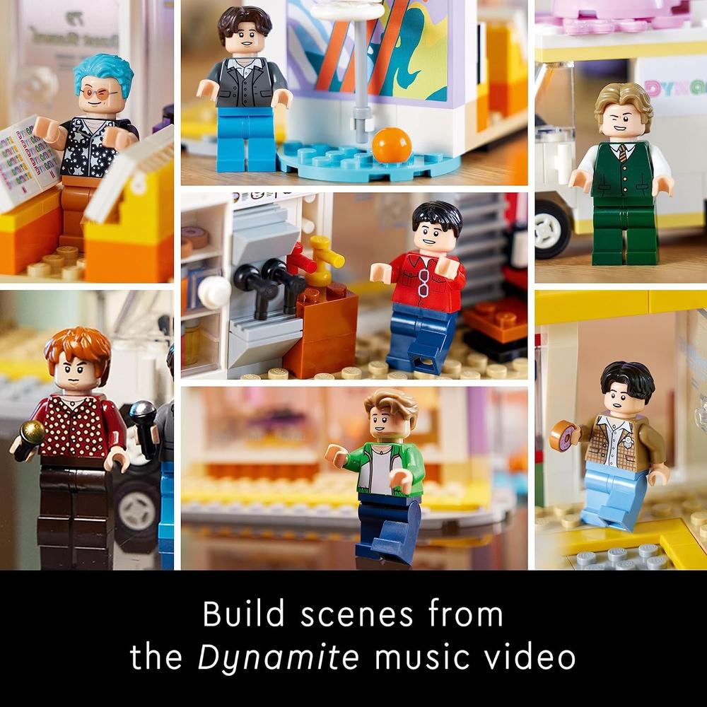 LEGO IDEAS BTS DYNAMITE SET DE CONSTRUCCIÓN PARA ADULTOS CON 7 MINIFIGURAS - 4