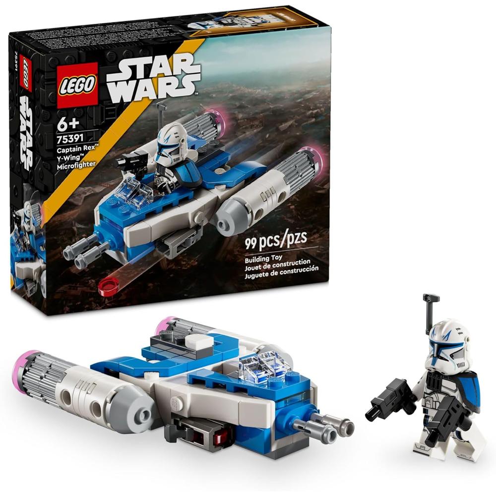 LEGO STAR WARS MICROCAZA Y-WING DEL CAPITÁN REX, SET COLECCIONABLE DE STAR WARS - 1