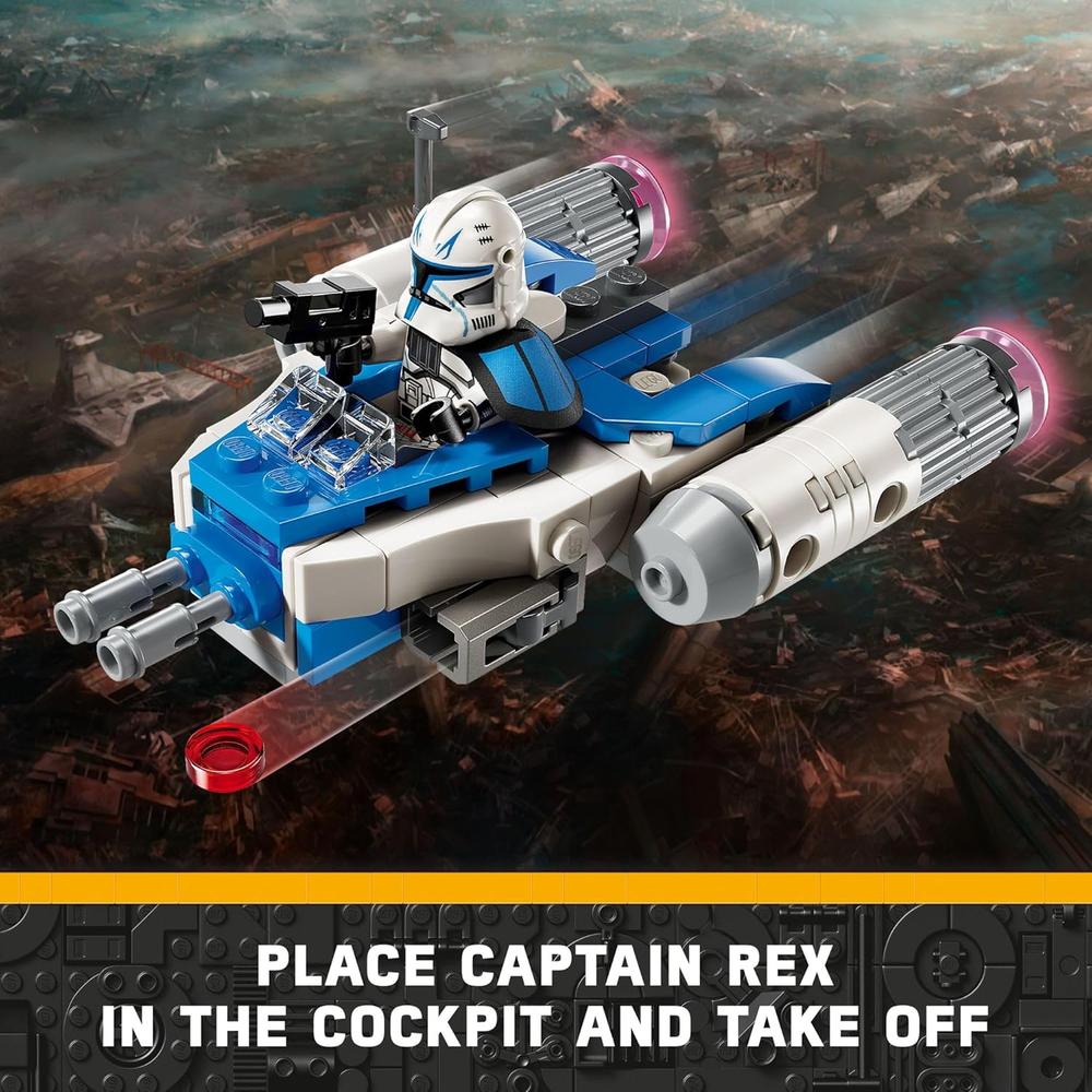 LEGO STAR WARS MICROCAZA Y-WING DEL CAPITÁN REX, SET COLECCIONABLE DE STAR WARS - 3