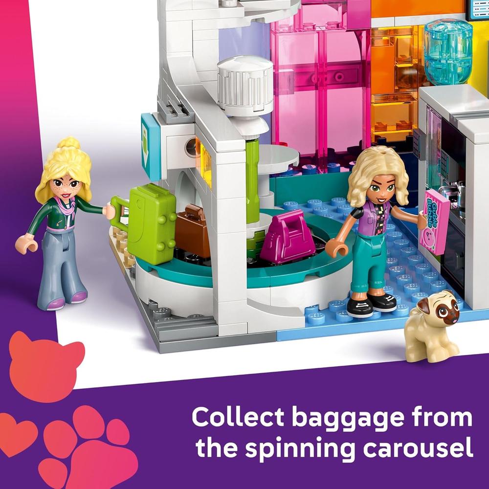 LEGO FRIENDS AEROPUERTO Y AVIÓN DE HEARTLAKE CITY, INCLUYE 7 MINIMUÑECAS - 3