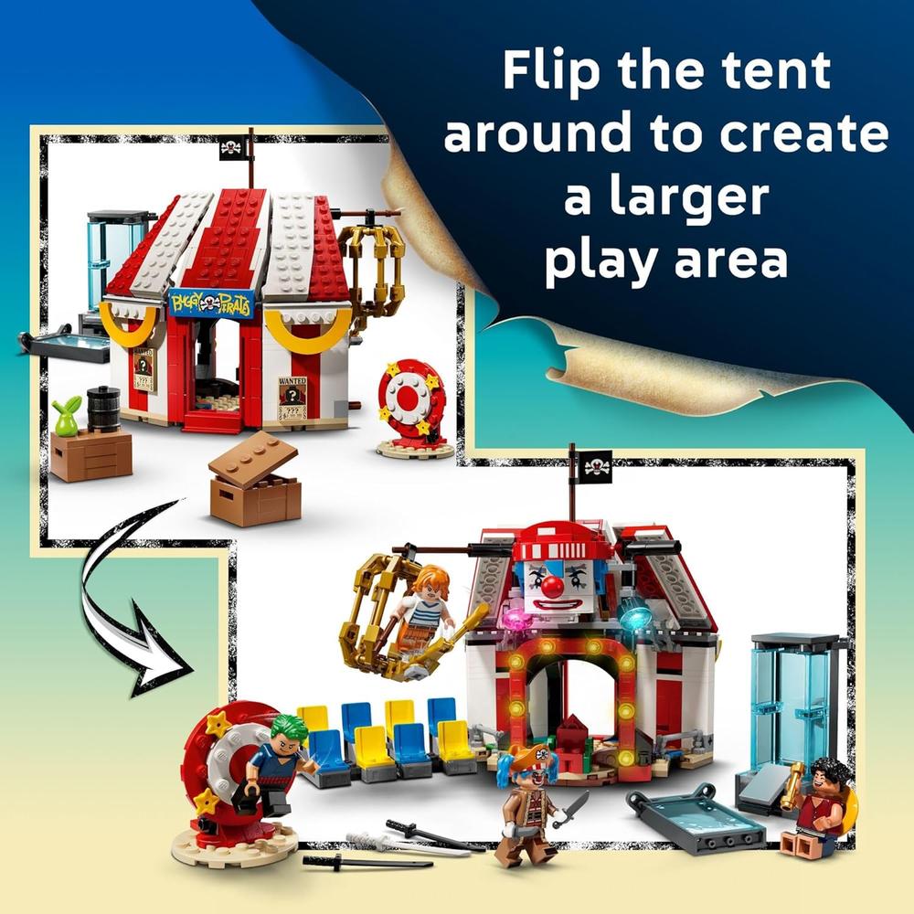 LEGO ONE PIECE CARPA DE CIRCO BUGGY, SET DE CONSTRUCCIÓN Y 4 FIGURAS - 3