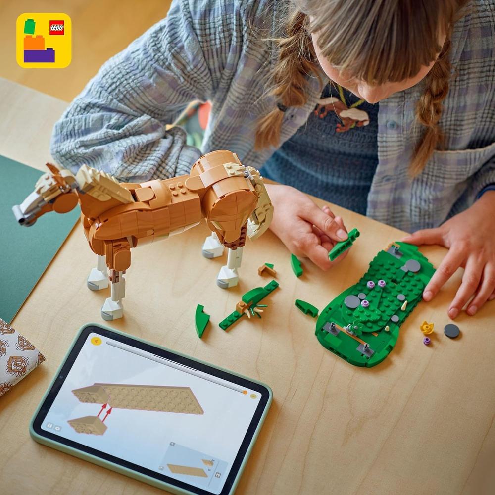 LEGO CREATOR 3 EN 1, CABALLO, OSO O CIERVO, SET DE CONSTRUCCIÓN CREATIVO - 6