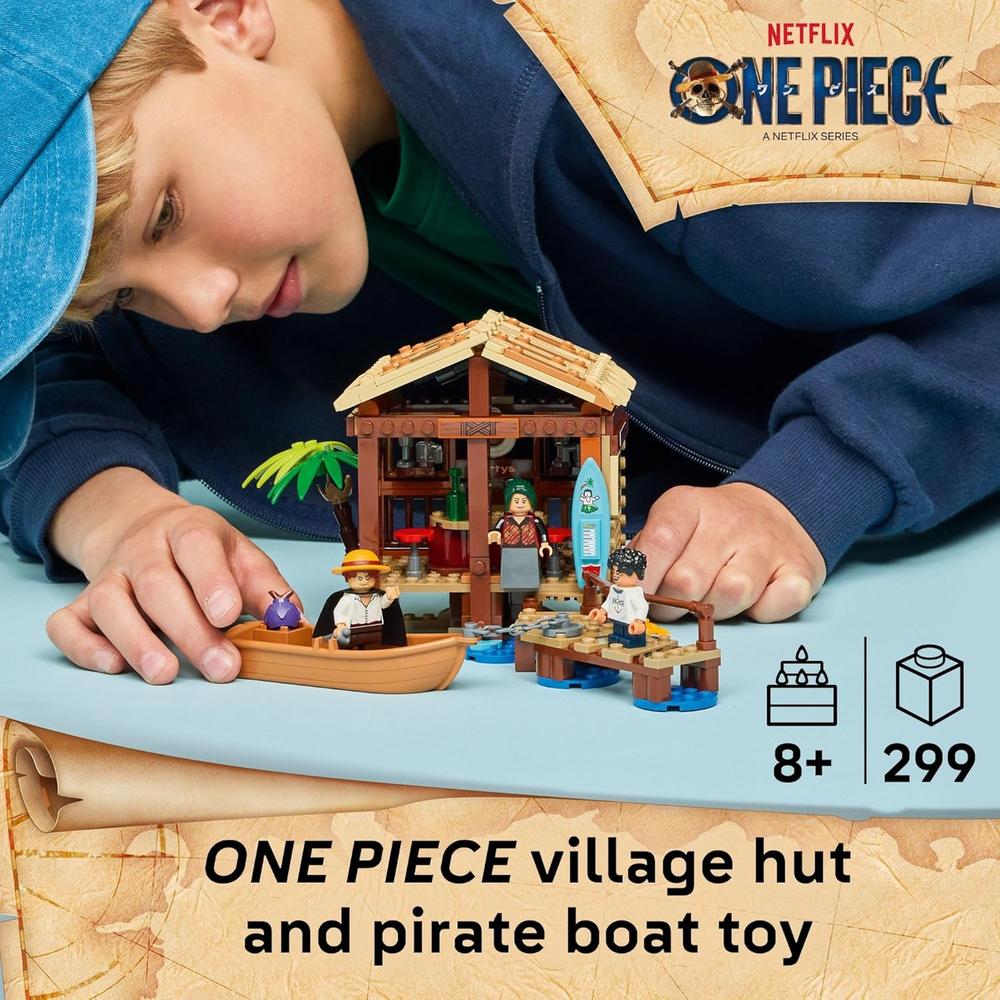 LEGO ONE PIECE CABAÑA DE PUEBLO CON MOLINO DE VIENTO, SET DE CONSTRUCCIÓN - 2