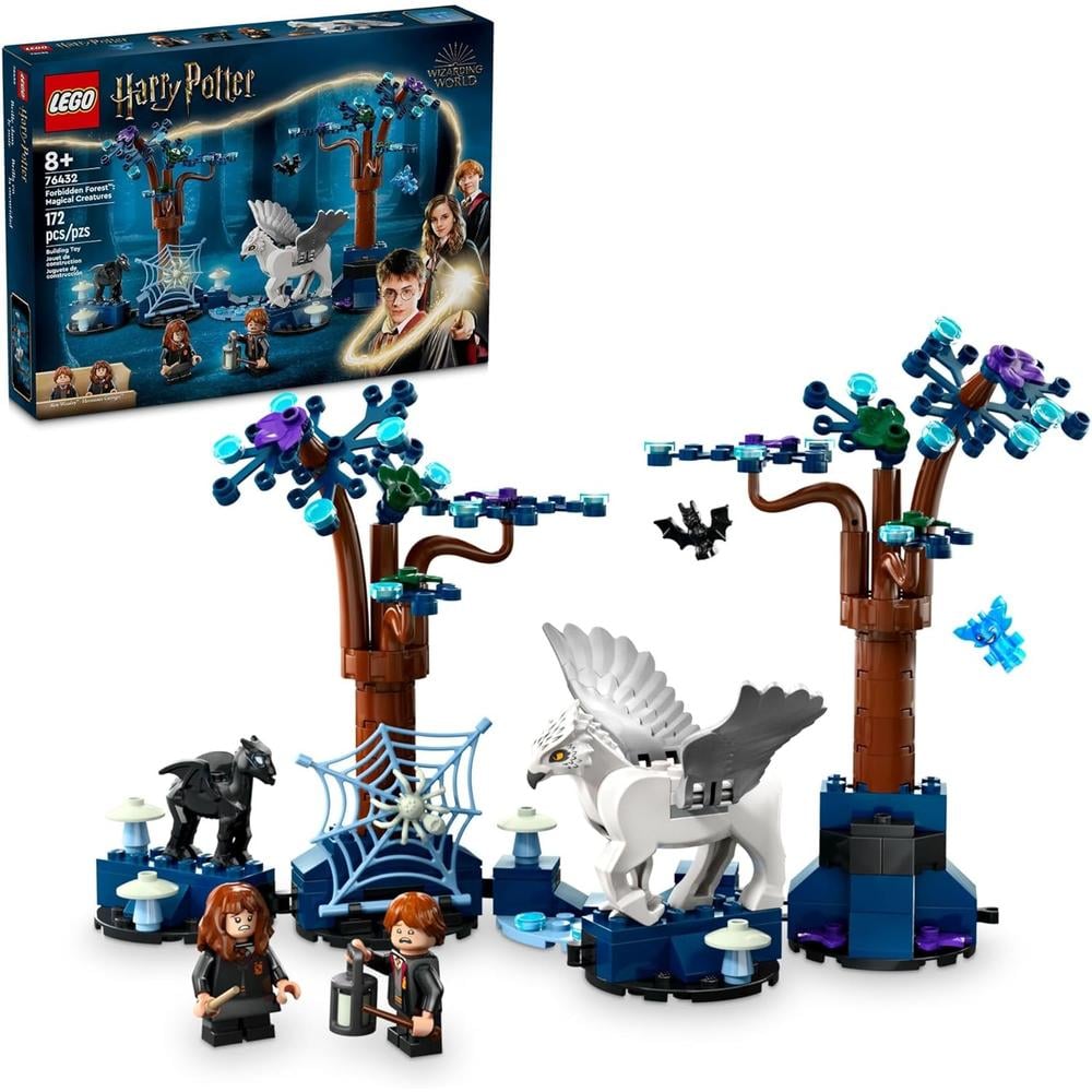 LEGO HARRY POTTER BOSQUE PROHIBIDO, CRIATURAS MÁGICAS Y FIGURAS QUE BRILLAN - 1