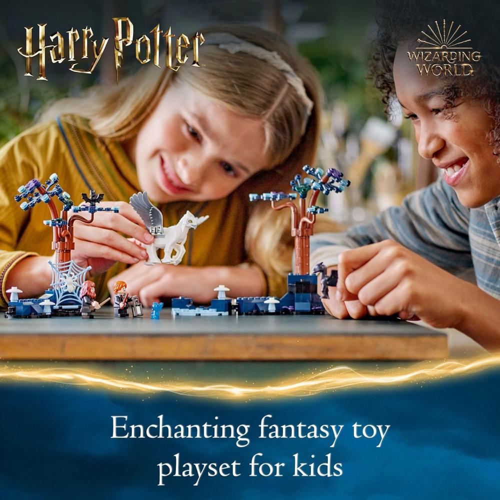 LEGO HARRY POTTER BOSQUE PROHIBIDO, CRIATURAS MÁGICAS Y FIGURAS QUE BRILLAN - 2