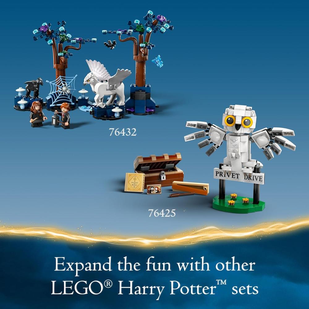 LEGO HARRY POTTER BOSQUE PROHIBIDO, CRIATURAS MÁGICAS Y FIGURAS QUE BRILLAN - 6