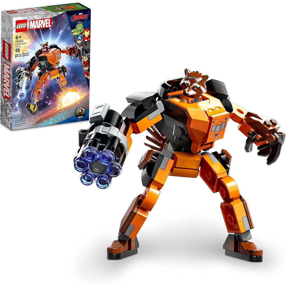 LEGO MARVEL COHETE MECH ARMOR SET DE FIGURA DE ACCIÓN GUARDIANES DE LA GALAXIA - 1