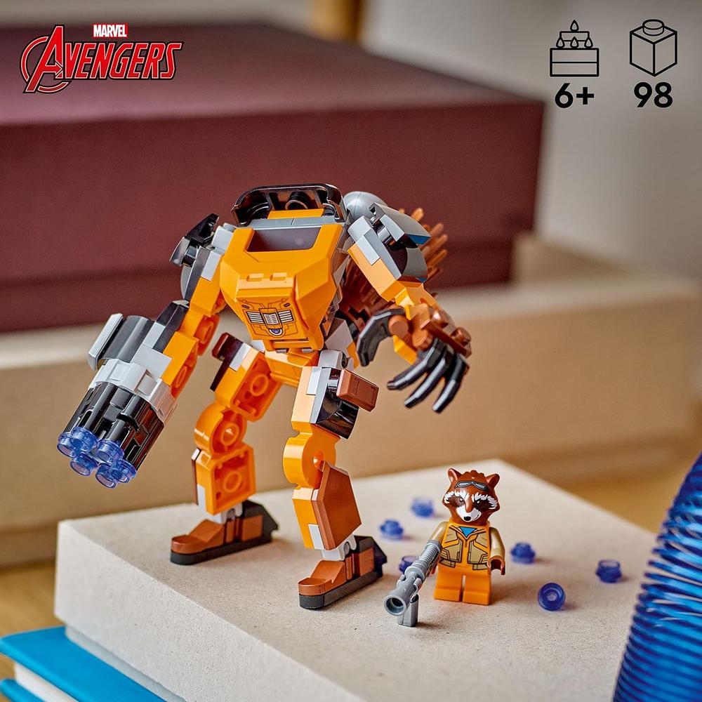 LEGO MARVEL COHETE MECH ARMOR SET DE FIGURA DE ACCIÓN GUARDIANES DE LA GALAXIA - 2