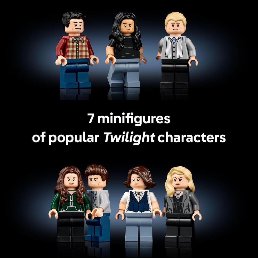 LEGO IDEAS CREPÚSCULO CASA CULLEN, SET COLECCIONABLE CON 4 MINIFIGURAS - 5