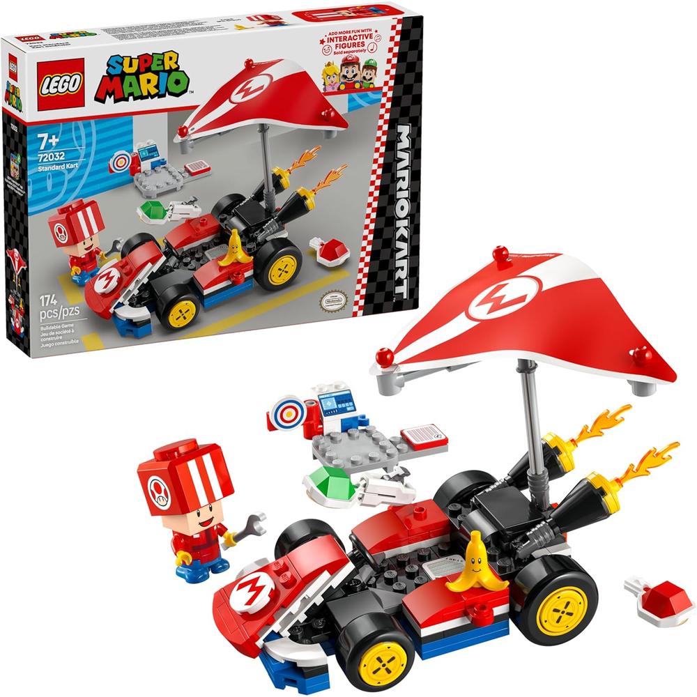 LEGO SUPER MARIO KIT ESTÁNDAR DE MARIO KART, SET COLECCIONABLE DE CONSTRUCCIÓN - 1