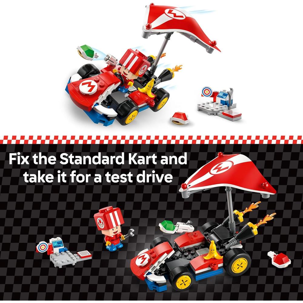 LEGO SUPER MARIO KIT ESTÁNDAR DE MARIO KART, SET COLECCIONABLE DE CONSTRUCCIÓN - 3