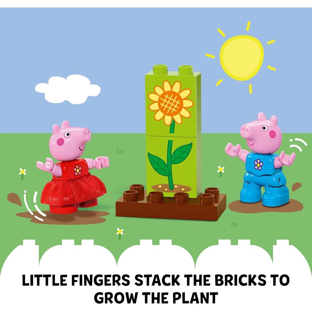 LEGO DUPLO PEPPA PIG JARDÍN Y CASA DEL ÁRBOL, JUGUETE EDUCATIVO PARA NIÑOS - 5
