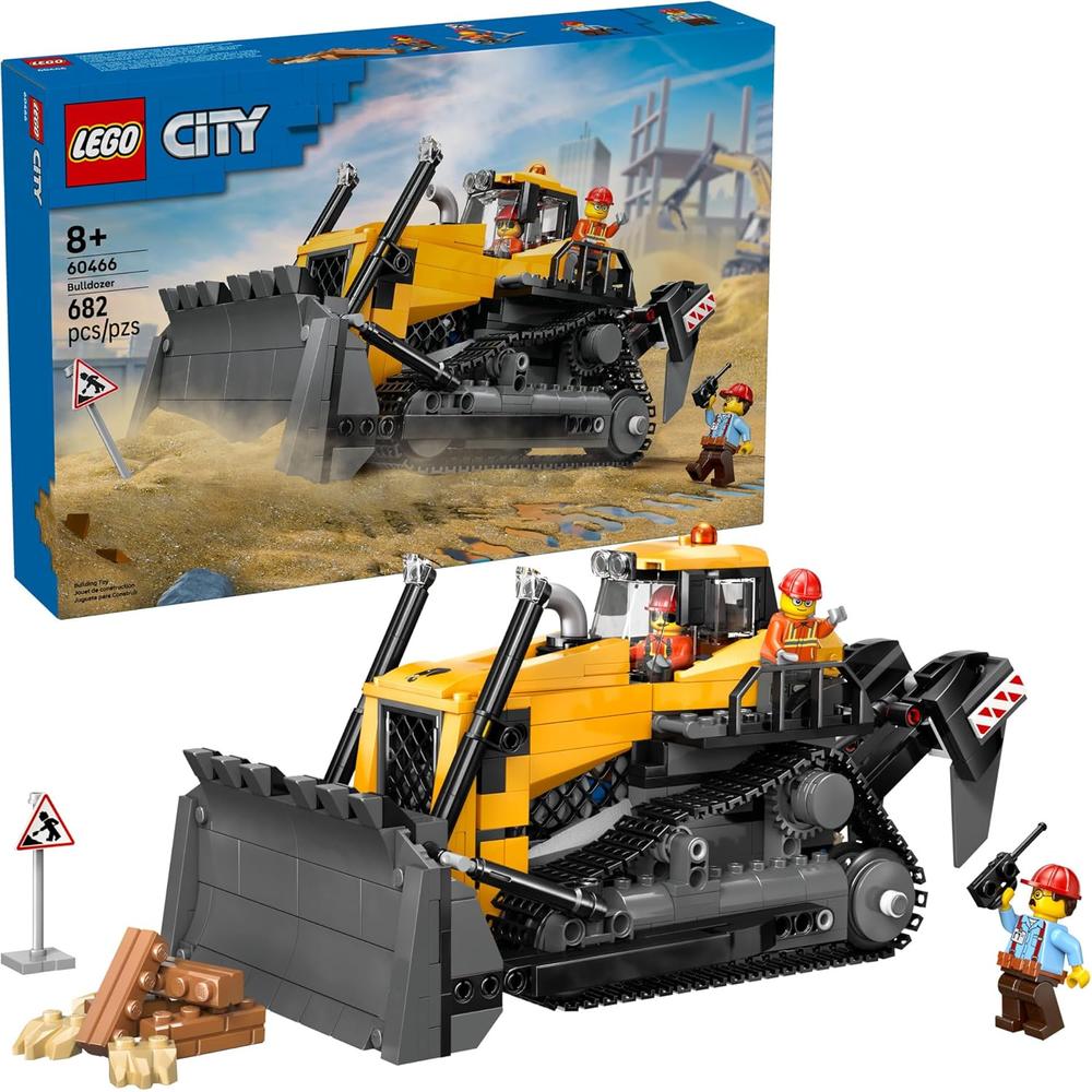LEGO CITY EXCAVADORA AMARILLA, CONSTRUCCIÓN Y JUEGO DE SIMULACIÓN - 1