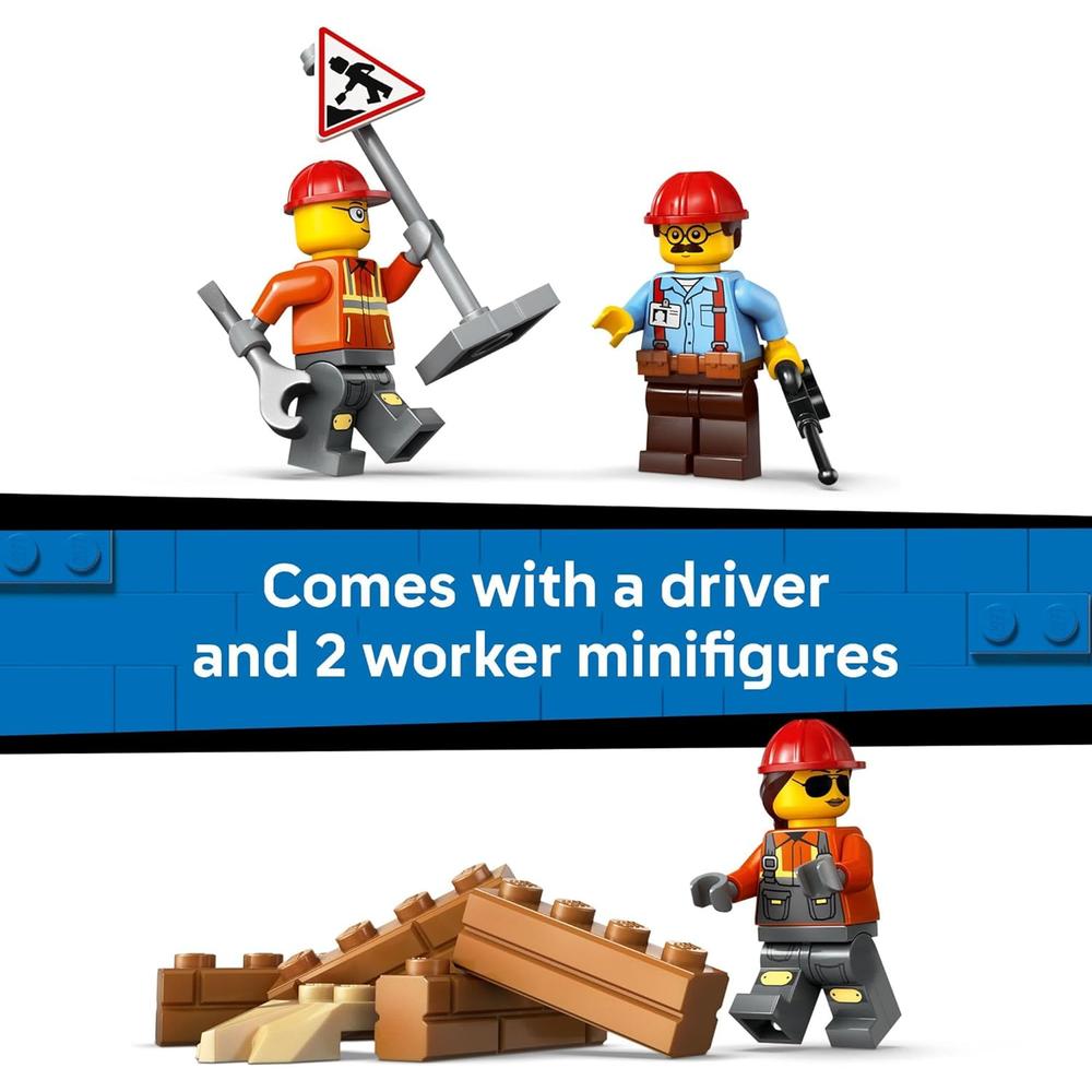LEGO CITY EXCAVADORA AMARILLA, CONSTRUCCIÓN Y JUEGO DE SIMULACIÓN - 6