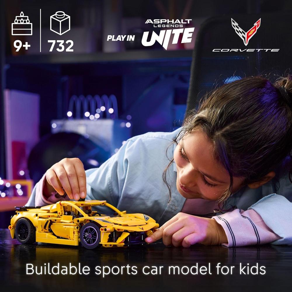 LEGO TECHNIC CHEVROLET CORVETTE STINGRAY, KIT DE COCHE A ESCALA PARA NIÑOS - 2