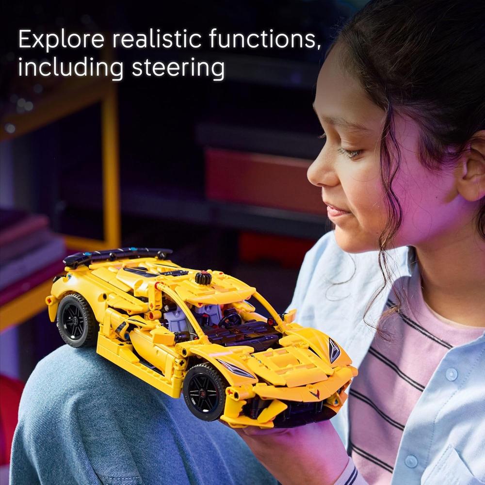 LEGO TECHNIC CHEVROLET CORVETTE STINGRAY, KIT DE COCHE A ESCALA PARA NIÑOS - 6