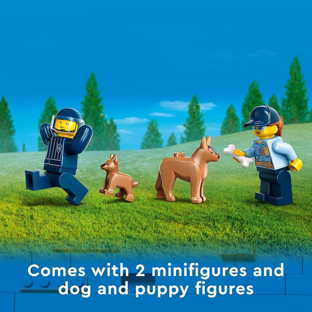 LEGO CITY SET DE ENTRENAMIENTO MÓVIL PARA PERROS POLICÍA CON CIRCUITO Y REMOLQUE - 6