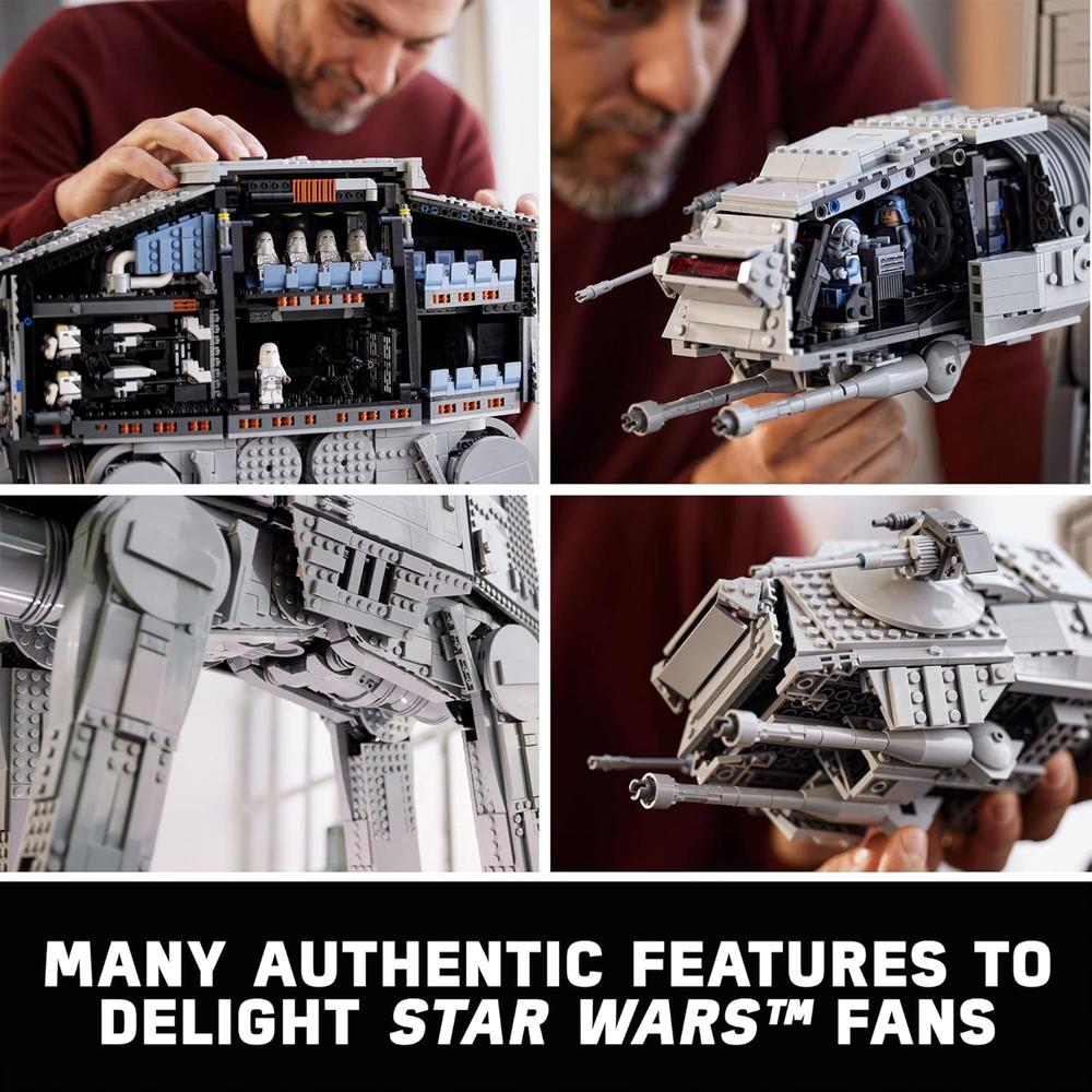 LEGO STAR WARS AT-AT WALKER SET COLECCIONABLE CON 9 MINIFIGURAS PARA ADULTOS - 4