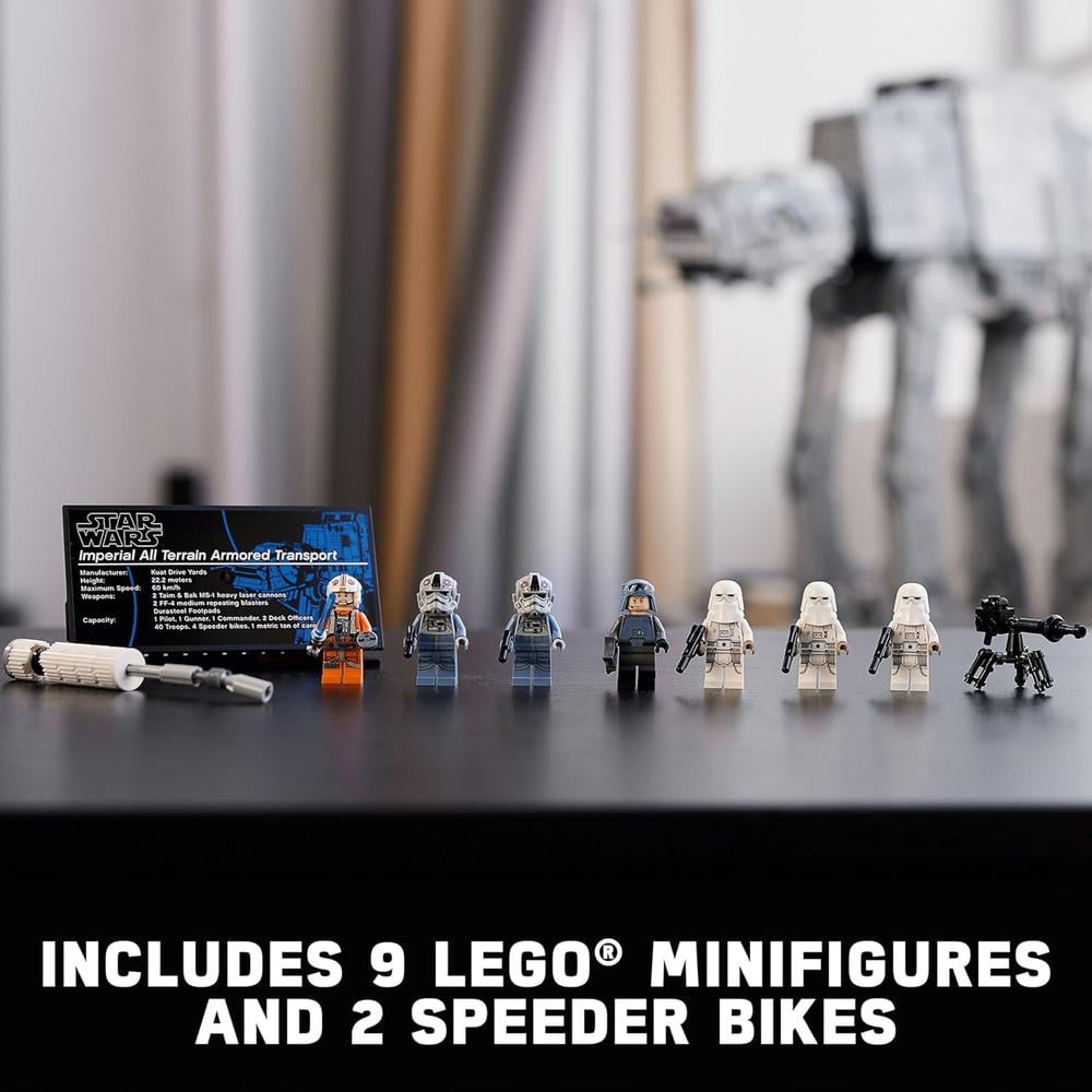 LEGO STAR WARS AT-AT WALKER SET COLECCIONABLE CON 9 MINIFIGURAS PARA ADULTOS - 6