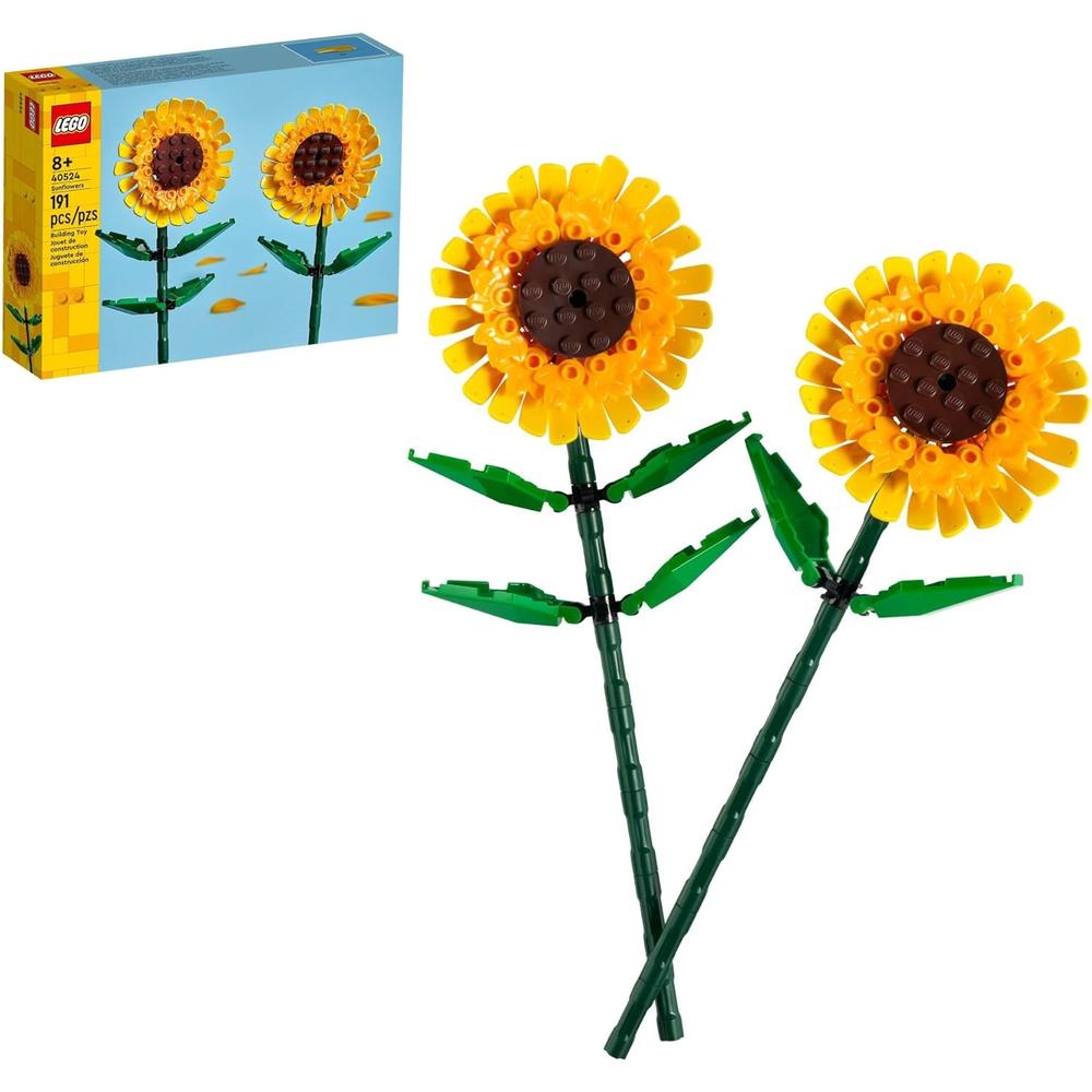 LEGO GIRASOLES JUGUETE DE CONSTRUCCIÓN CON FLORES ARTIFICIALES PARA DECORACIÓN - 1