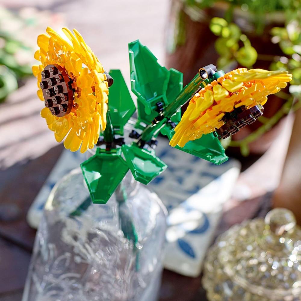 LEGO GIRASOLES JUGUETE DE CONSTRUCCIÓN CON FLORES ARTIFICIALES PARA DECORACIÓN - 5