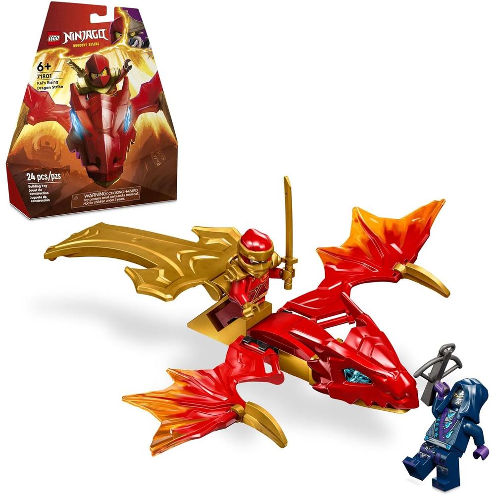 LEGO NINJAGO KAI'S RISING DRAGON STRIKE, SET DE BATALLA NINJA CON MINIFIGURA - 1