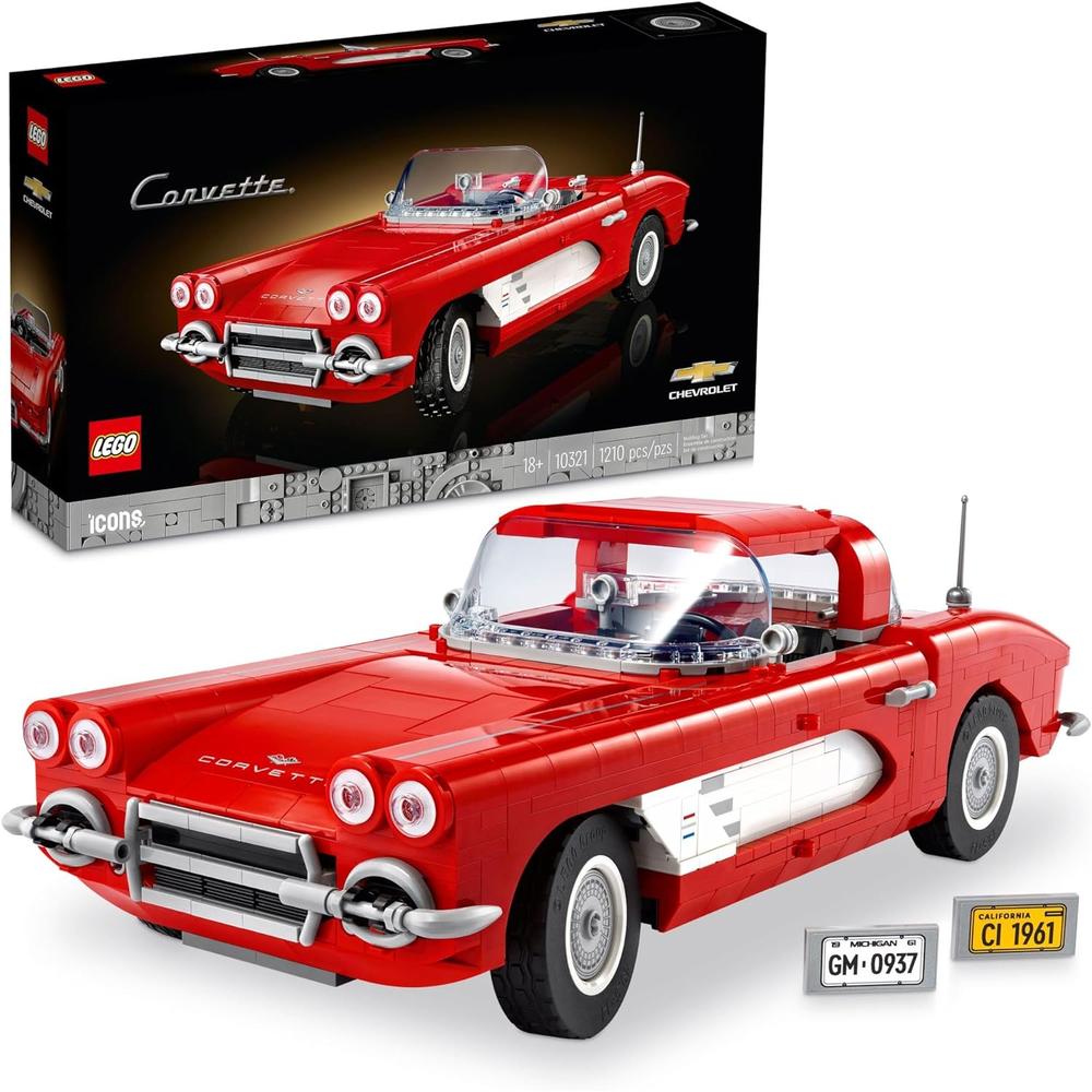 LEGO ICONS KIT DE CONSTRUCCIÓN COCHE CORVETTE CLÁSICO PARA ADULTOS - 1