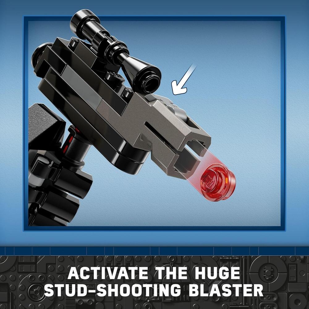 LEGO STAR WARS STORMTROOPER MECH FIGURA COLECCIONABLE CONSTRUIBLE CON BLÁSTER Y MINIFIGURA - 4