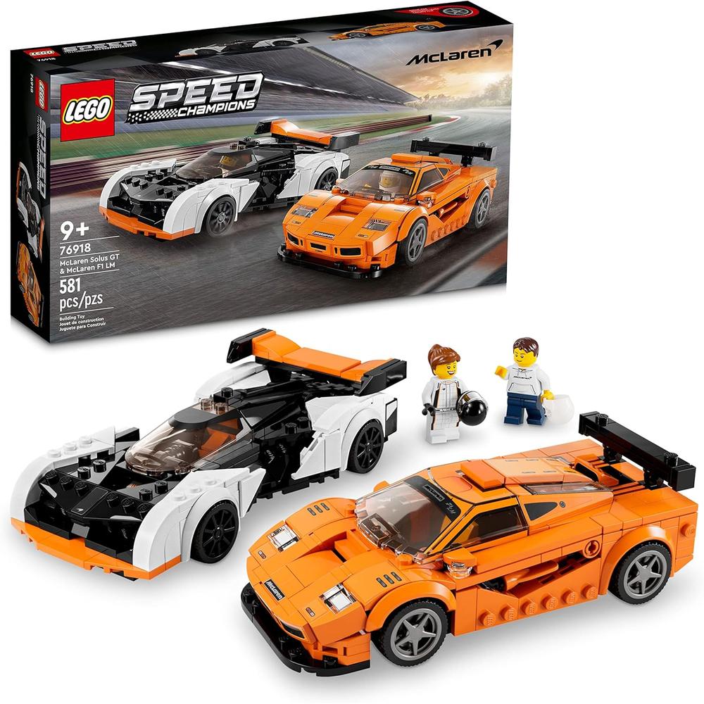 LEGO SPEED CHAMPIONS MCLAREN SOLUS GT Y F1 LM SET DE COCHES DE CARRERAS - 1