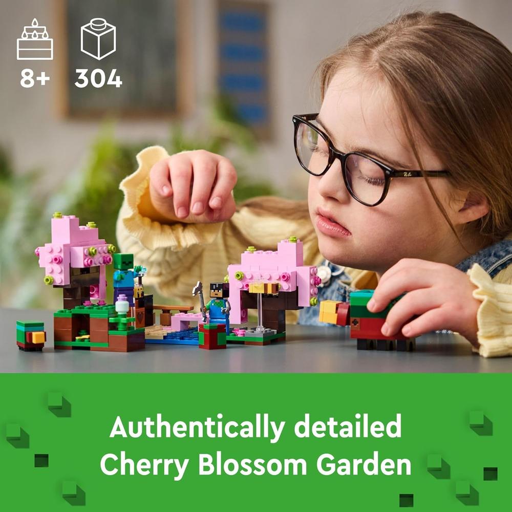 LEGO MINECRAFT JARDÍN DE LOS CEREZOS EN FLOR, SET DE CONSTRUCCIÓN CON MINIFIGURAS - 2