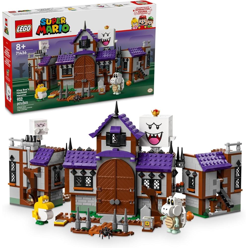 LEGO SUPER MARIO MANSIÓN ENCANTADA DEL REY BOO CON 4 FIGURAS - 1