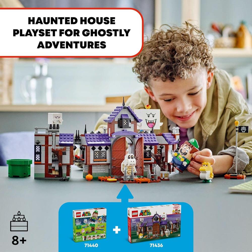 LEGO SUPER MARIO MANSIÓN ENCANTADA DEL REY BOO CON 4 FIGURAS - 2