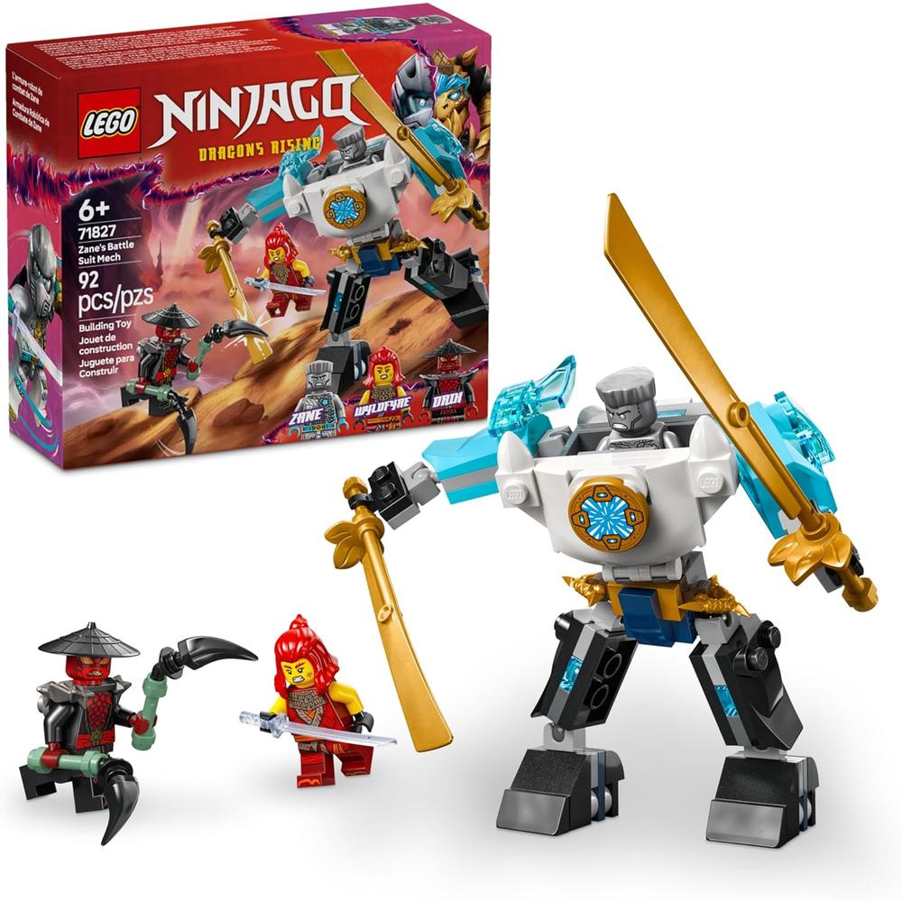 LEGO NINJAGO TRAJE DE BATALLA MECÁNICO DE ZANE, SET DE CONSTRUCCIÓN PARA NIÑOS - 1