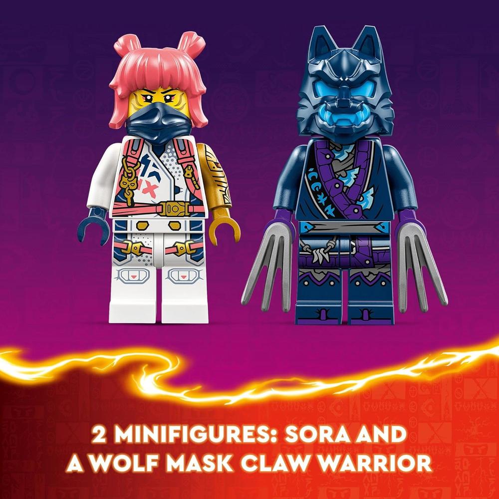 LEGO NINJAGO SORA'S ELEMENTAL TECH MECH, FIGURA PERSONALIZABLE PARA NIÑOS - 4