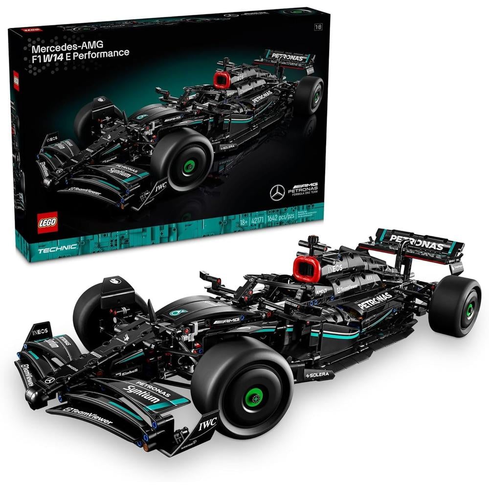 LEGO TECHNIC MERCEDES-AMG F1 W14 E PERFORMANCE, COCHE DE F1 PARA ADULTOS - 1