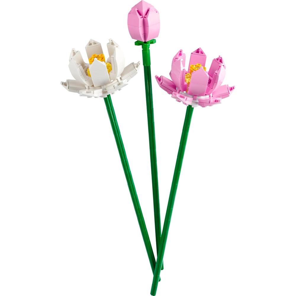 LEGO FLOR DE LOTO, JUGUETE DE CONSTRUCCIÓN CON FLORES ARTIFICIALES PARA NIÑOS - 2