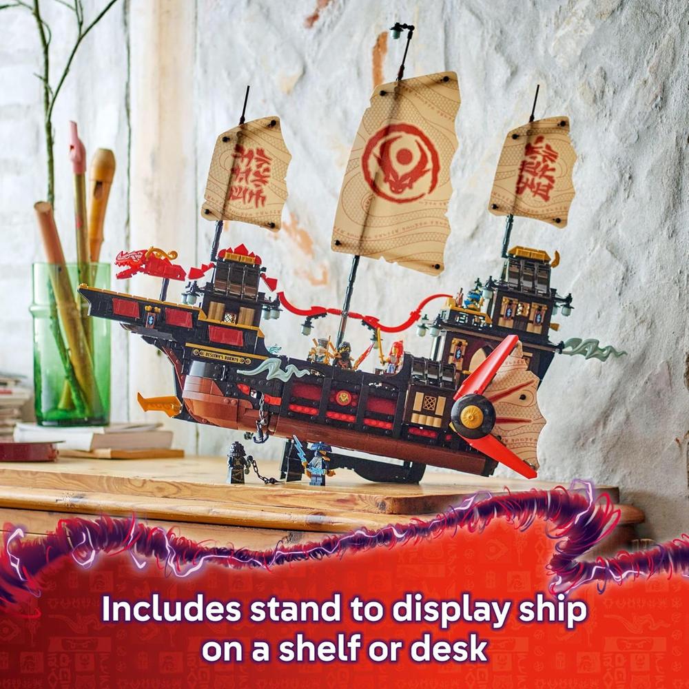 LEGO NINJAGO EL TEMPLO DE LA RECOMPENSA, SET CON BARCO Y 6 MINIFIGURAS - 3