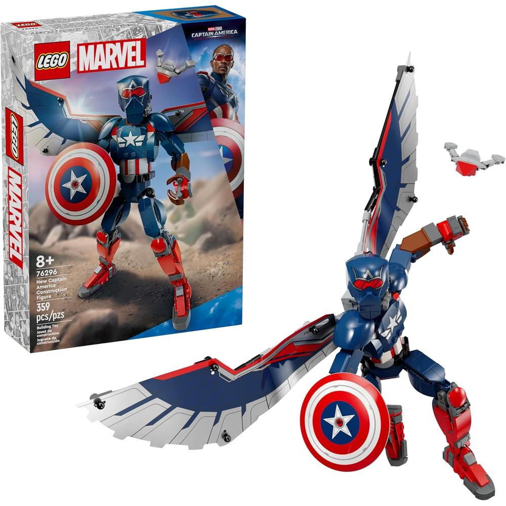 LEGO MARVEL NUEVO CAPITÁN AMÉRICA, JUGUETE DE ACCIÓN PARA NIÑOS - 1