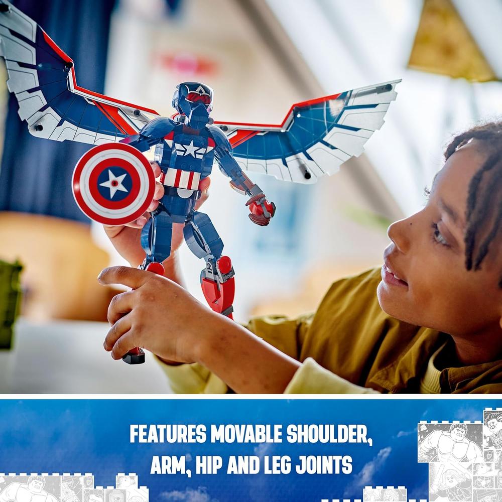 LEGO MARVEL NUEVO CAPITÁN AMÉRICA, JUGUETE DE ACCIÓN PARA NIÑOS - 3