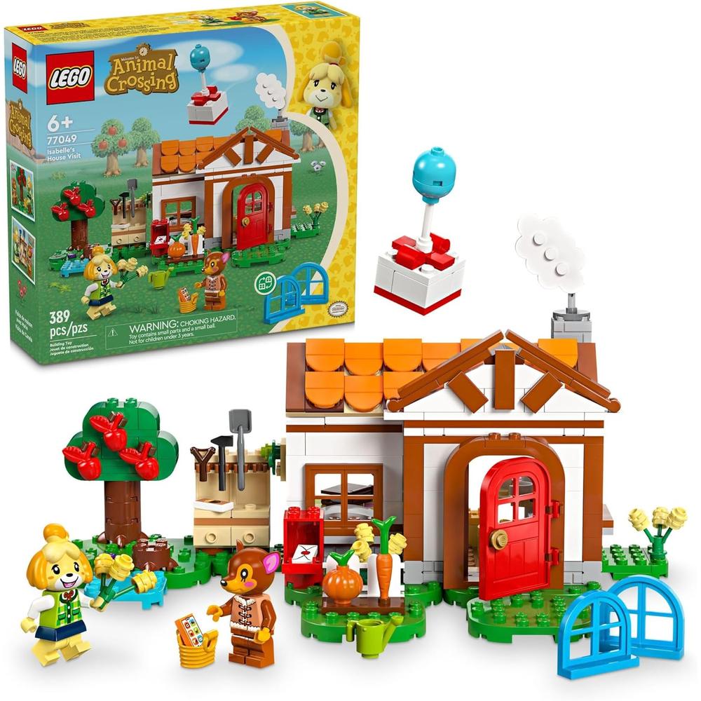 LEGO ANIMAL CROSSING VISITA A LA CASA DE ISABELLE, SET DE CONSTRUCCIÓN - 1