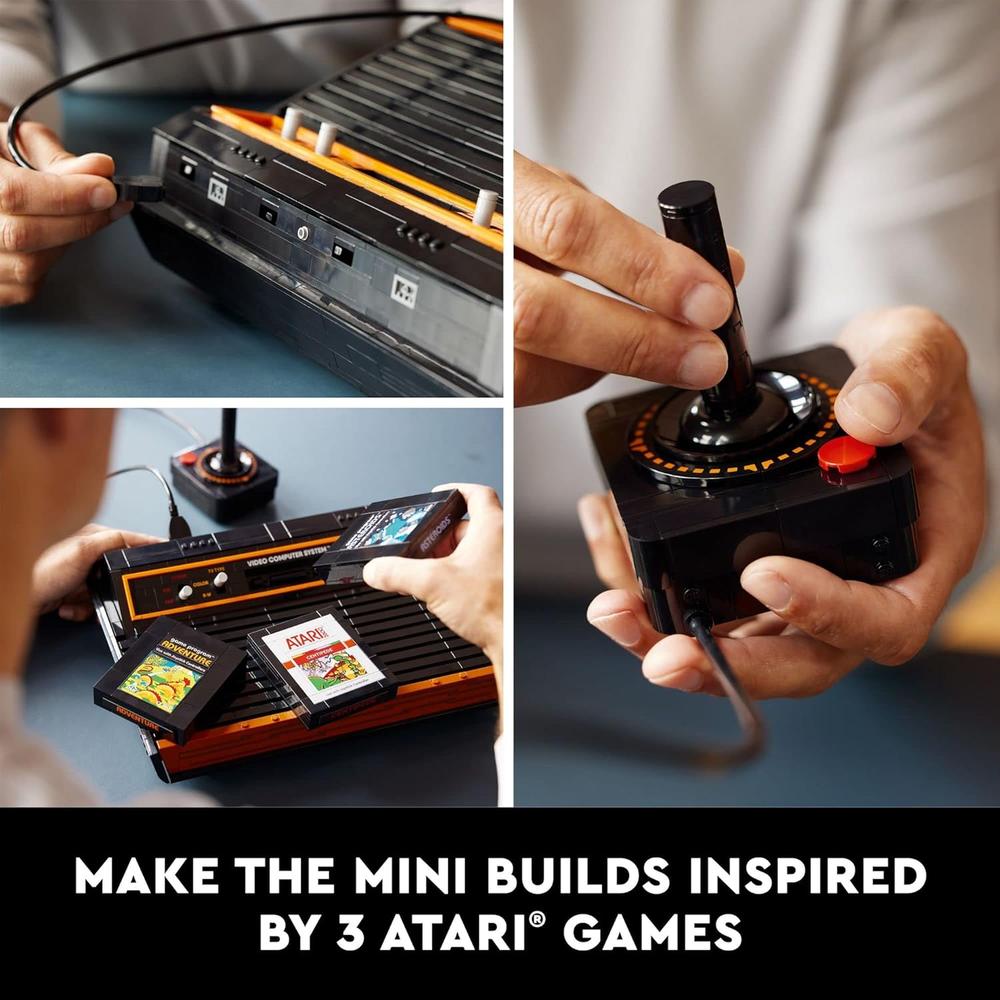 LEGO ICONS ATARI 2600 SET DE CONSTRUCCIÓN RETRO CONSOLA Y CARTUCHOS - 5