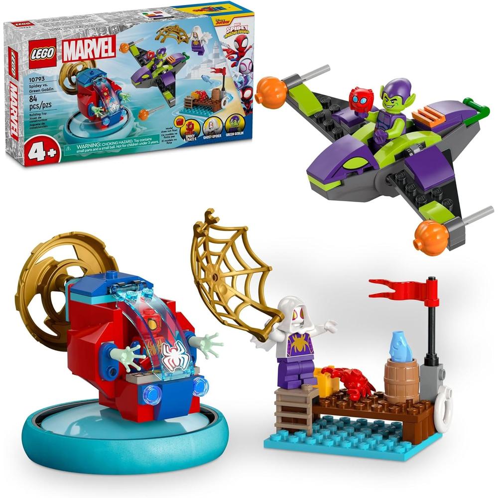 LEGO MARVEL SPIDEY VS. DUENDE VERDE, JUGUETE DE SPIDER-MAN PARA NIÑOS 4-6 AÑOS - 1