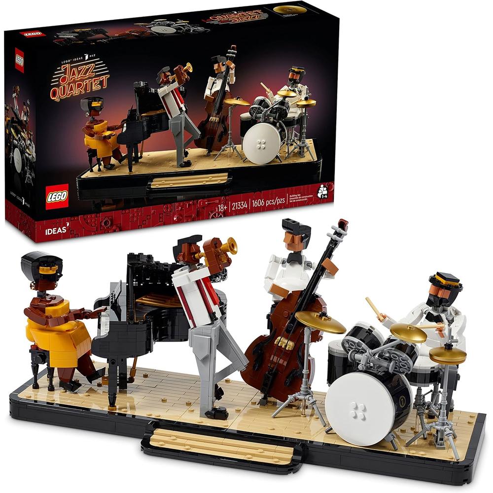 LEGO IDEAS CUARTETO DE JAZZ SET DE CONSTRUCCIÓN CON ESCENARIO Y 4 MÚSICOS - 1