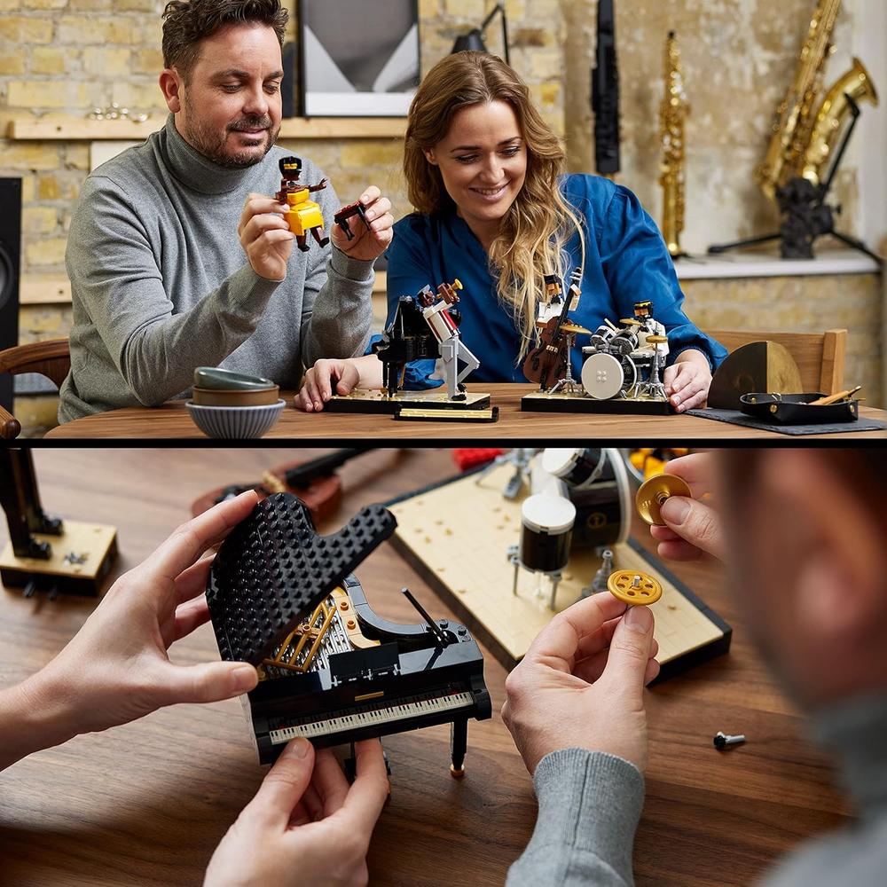 LEGO IDEAS CUARTETO DE JAZZ SET DE CONSTRUCCIÓN CON ESCENARIO Y 4 MÚSICOS - 3